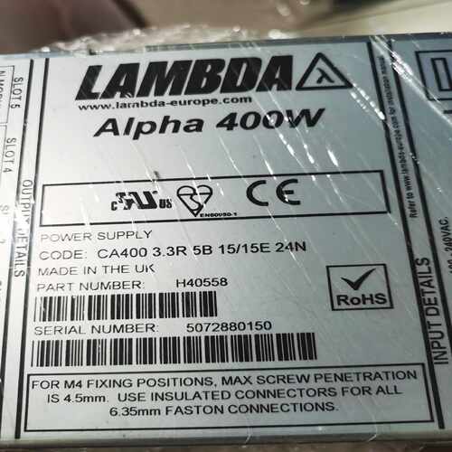 LAMBDA Alpha 400W H40558 CA400[浩蓉商户]