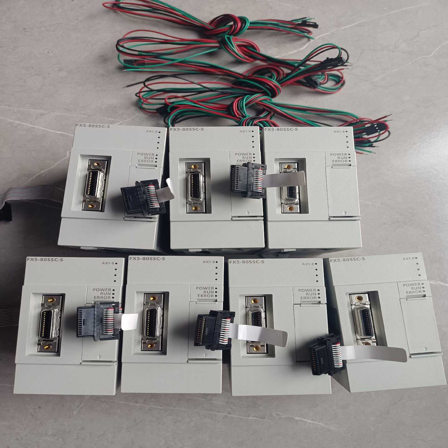 三菱FX5-80SSC-S，成色漂亮，功能包好，电源线和盖板【鑫鑫商