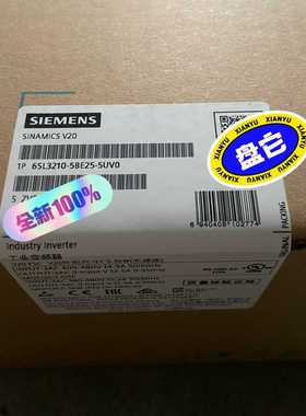 6SL3210-5BE25-5UV0未拆封V20 5.5【卡奥电子】