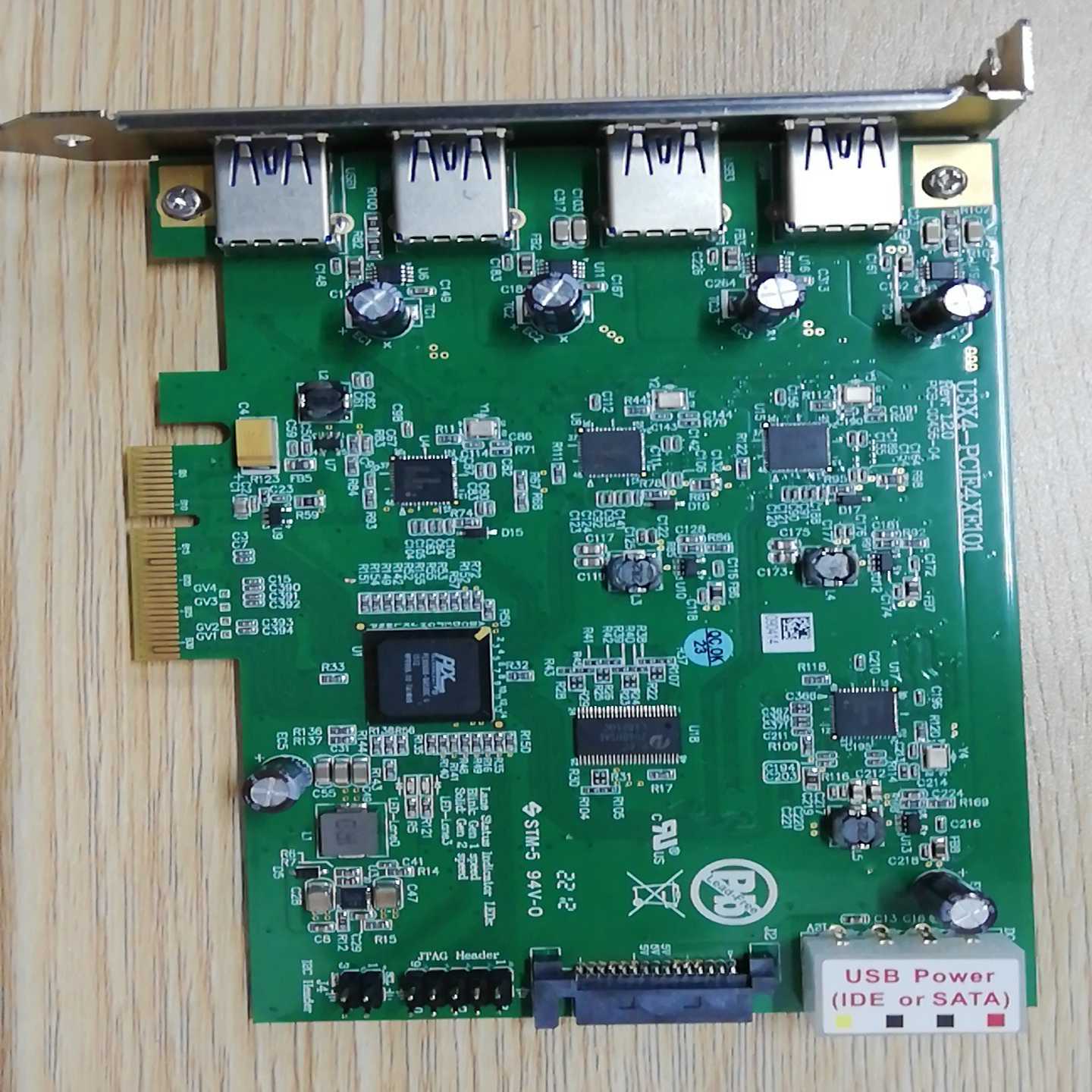 ioi U3X4-PCIEXE101工业USB3.0采集卡（佳毅工控）