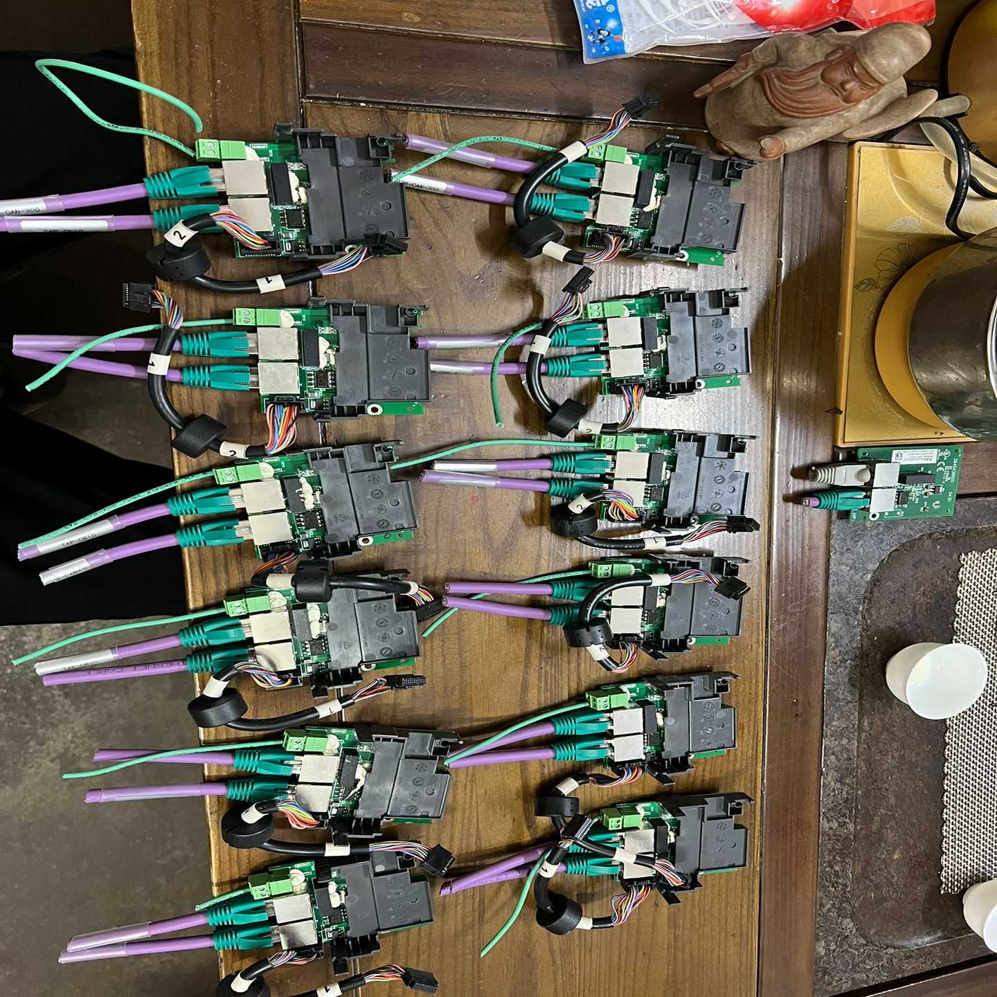 台达变频器通讯卡CMM-COP01，实物拍摄，95成新，装机--议价商品