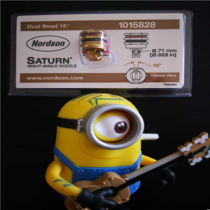 隆兴美国诺信 Nordson 喷枪喷头 胶嘴 NOZZLE 双孔侧喷嘴 10*