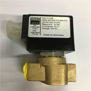 现货德国GSR电磁阀A52421002.012XX高压DC24V当天发货 议价