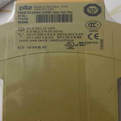 PiIZ安全继电器X3订单号774310~询价