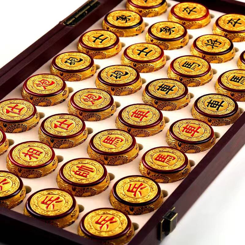 送领导长辈孩子礼物礼中国象棋实木质高档金丝楠木象棋红木