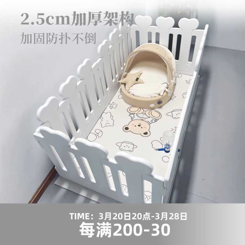 QTA狗笼子自由组装室内宠物围栏狗栅栏狗窝中小型犬狗围栏狗护栏