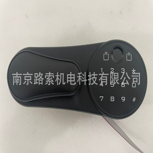锁新款 供应保险箱指纹密码 带把手呼吸灯指纹文件柜锁枪柜指纹
