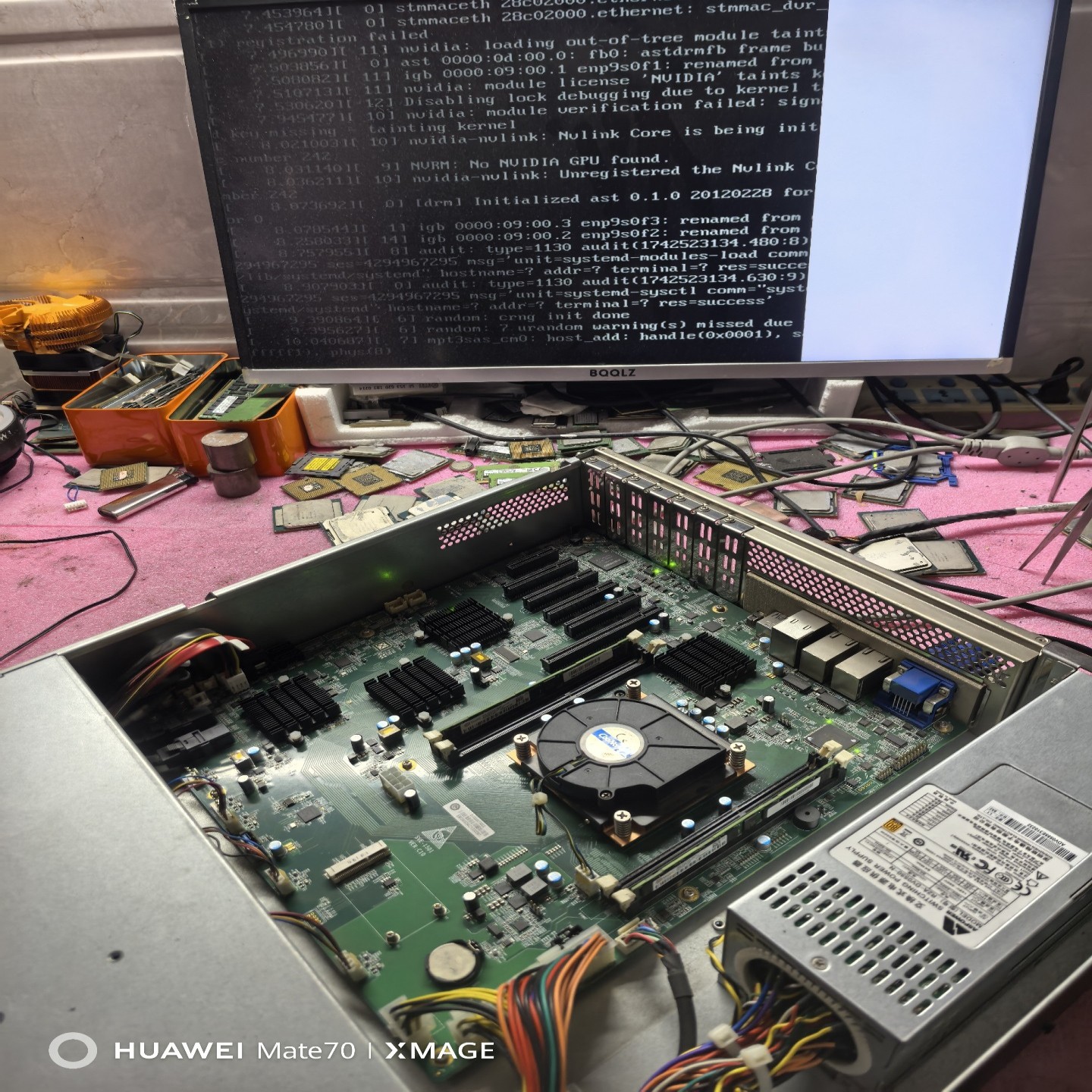飞腾FT1500A 16核心主板 ，实物图拍摄~询价