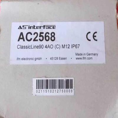 议~Ifm AC2568 易福门AS-i ClassicLi