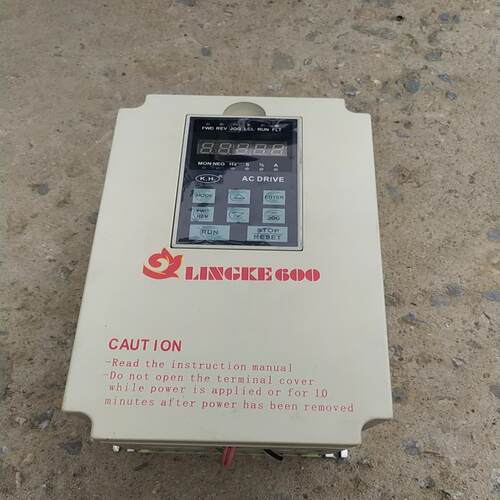 菱科LK600-P3R7变频器，3.7千瓦。测试功能(胖胖商铺）