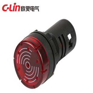 φ22mm孔徑 欣靈LAD16 閃光蜂鳴器信號燈 聲音間斷 22SM 閃亮