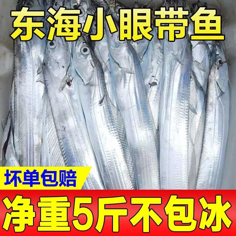 带鱼新鲜冷冻特级大白刀鱼特大带鱼鲜活捕捞整条海鲜水产整箱