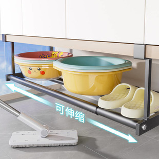 洗脸盆收纳架子浴室柜下分层盆子收纳架卫生间置物架悬挂各种神器