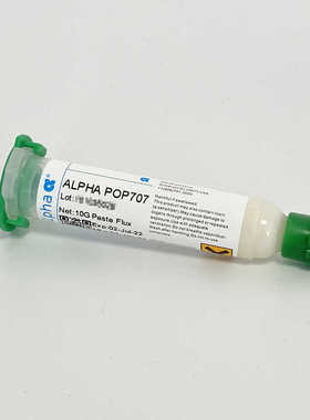 原装助焊膏UP78免清洗铅卤ALPHA针筒bga焊油POP707