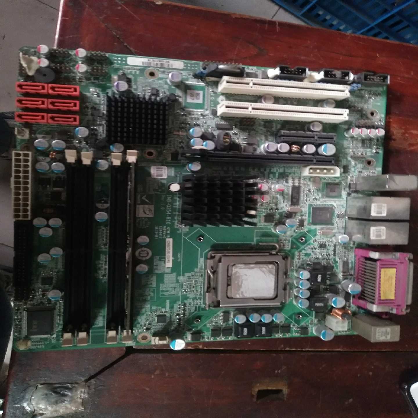 威达IEI工业双网卡工控机主板IMB-Q354  工业设备主【落红设