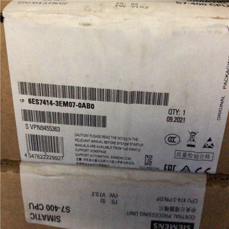 (询价)6ES7414-3EM07-OABO未开封，联系