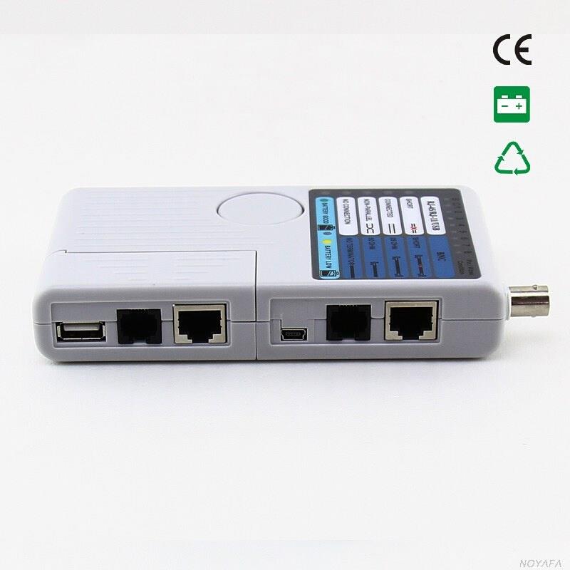 。精明鼠NF-3468四合一测线仪器BNC电话USB网线多功能测试仪4合1