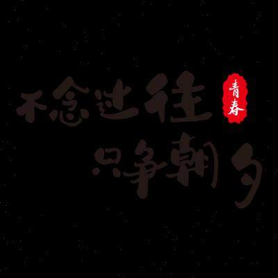 只争朝夕不负韶华励志文字3d立体墙贴办公室墙面装饰企业文化标语
