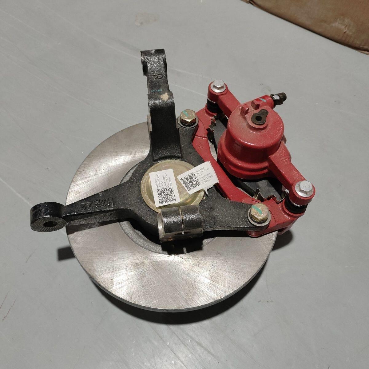 丽驰V7 C01s350富路q7电动汽车前轮制动器羊角总成碟煞盘分泵轴承