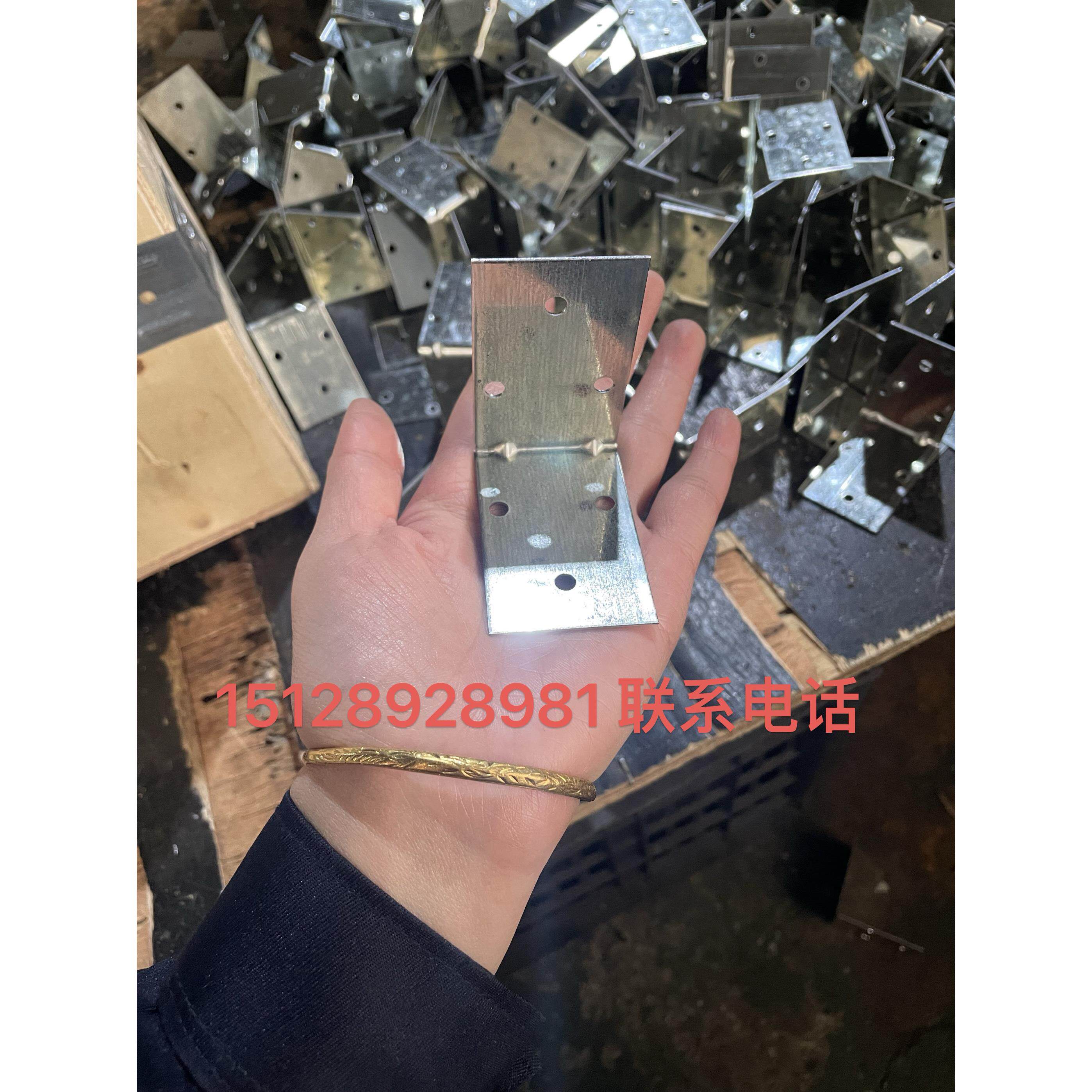镀锌铁皮角码加气砖连接片轻质砖L型角铁固定片泡沫砖砌墙拉片