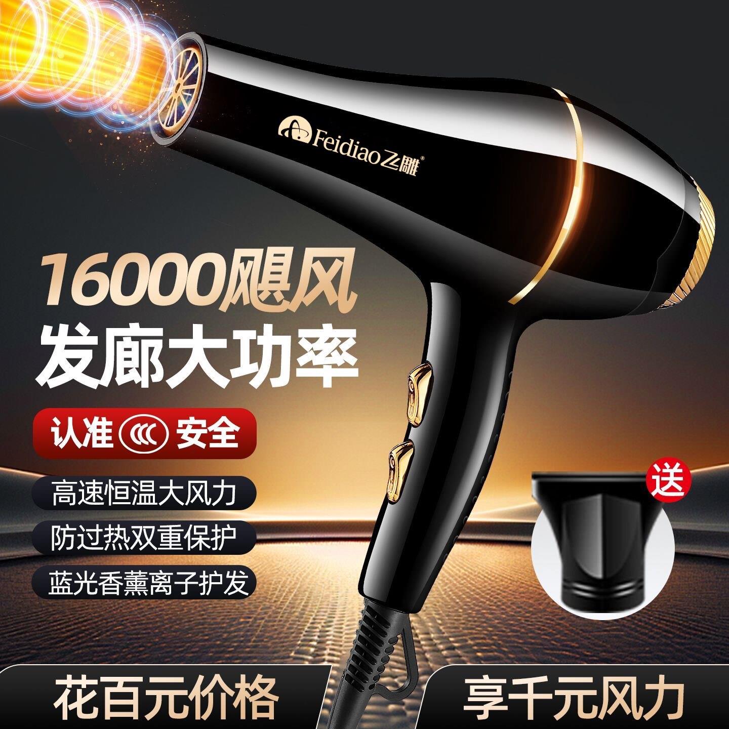 发廊电吹风机大功率理发店专用家用速干恒温冷热风负离子护发静音