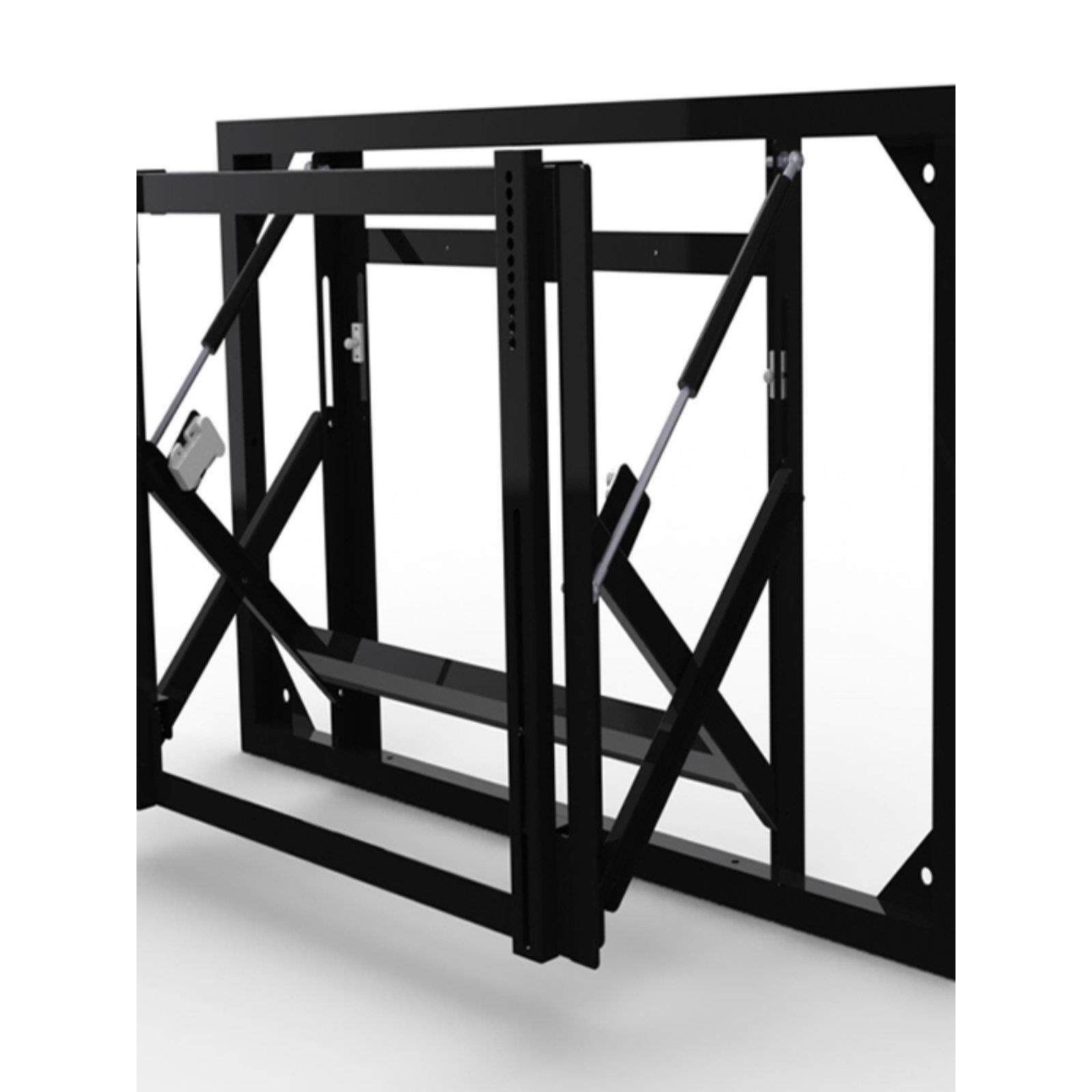 21.5寸~110寸液晶拼接屏触摸一体机广告机液压前维护伸缩支架