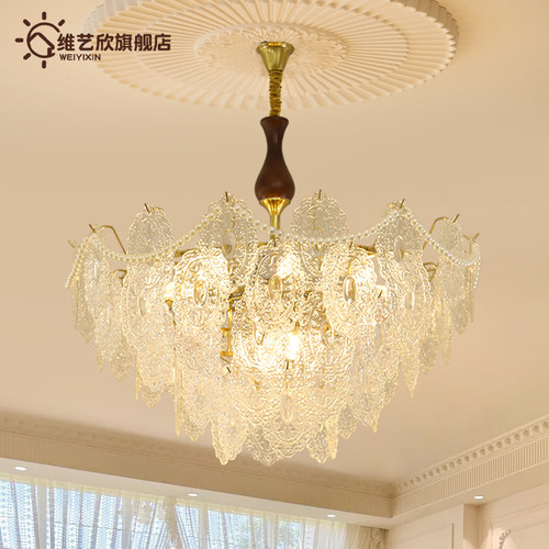 中古风客厅灯美式轻奢吊灯