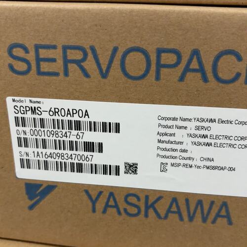 全新安川伺服驱动器 SGPMS-6R0A00A，原装正品，未