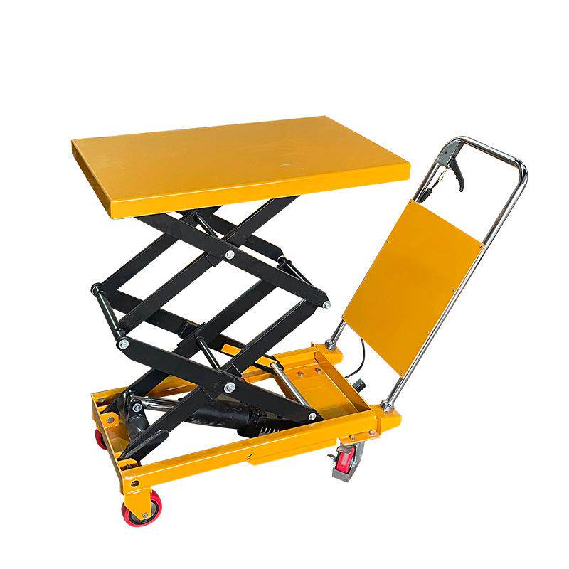 供应SPS200液压平台车可移动升降台车模具车物流推车200KG双剪