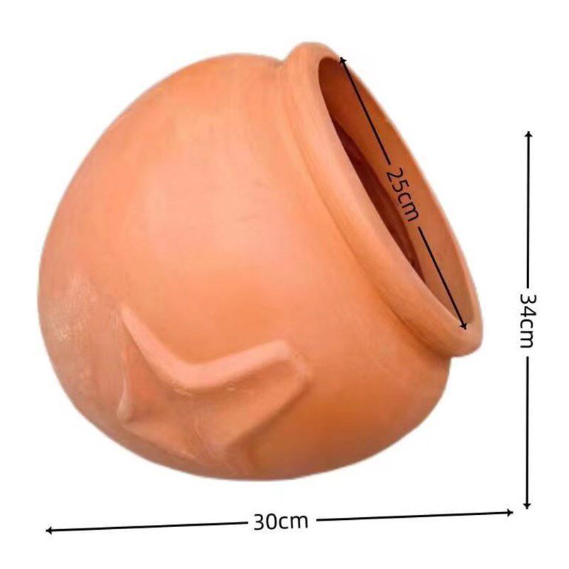 星星卧盆庭院大号陶罐景观土陶粗陶红陶花盆花瓶摆件陶瓷大尺码陶