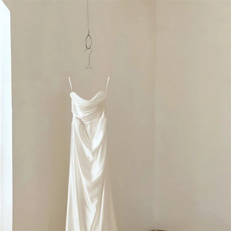 婚纱店展示架不锈钢礼服吊架升降挂衣杆橱窗钢丝调节悬挂吊环架子