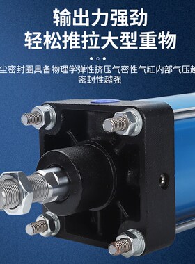 重型全铁气缸QGB II QGA QGS JB50/63/80/100/125/160/200/250