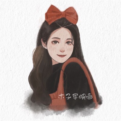 水彩肖像画手绘头像照片转手绘婚礼约稿卡通画像定制真人照片代画