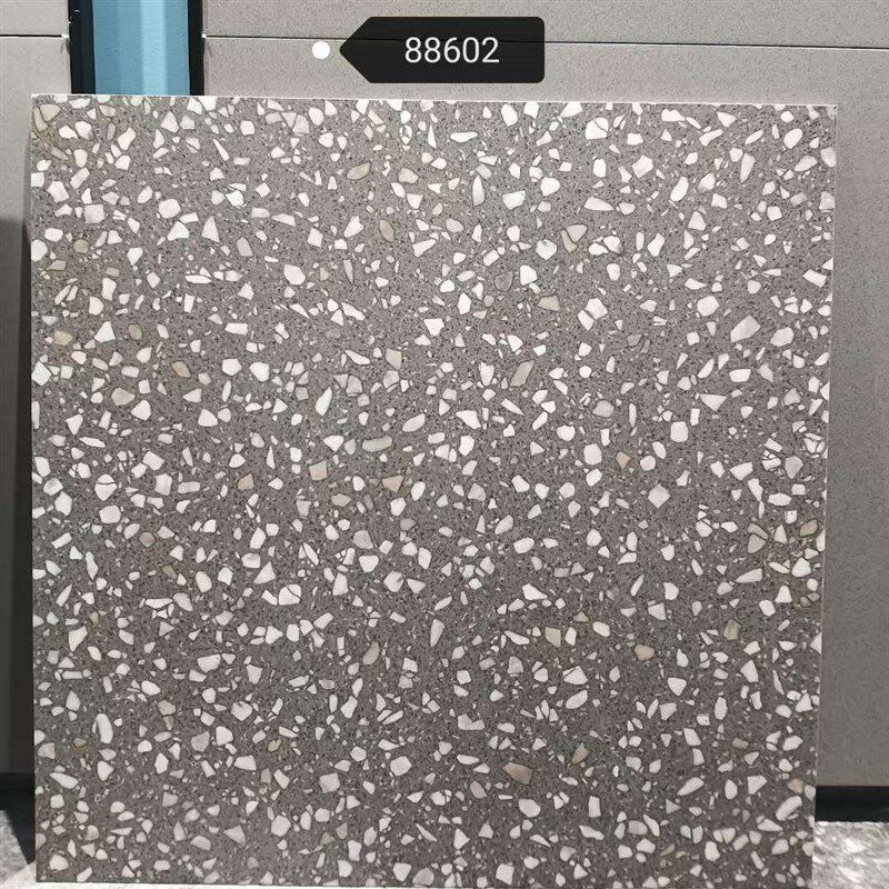 小颗粒水磨石瓷砖800x800客厅卧室厨房化妆室壁砖背景墙地板砖