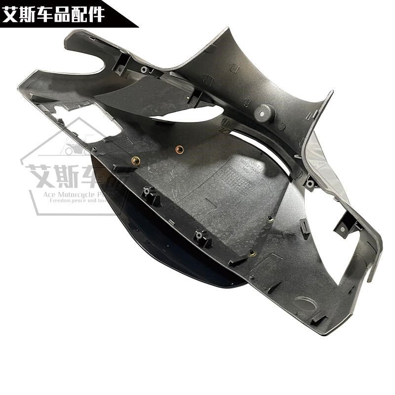 适用轻骑铃木踏板摩托车锋彩QS125T-3/3A灯箱头罩遮阳罩导流罩