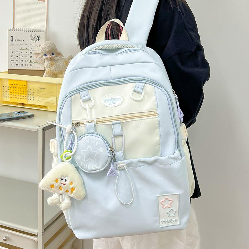 书包初中生女大容量儿童可爱双肩包2025新款小学生出游研学小揹包图片
