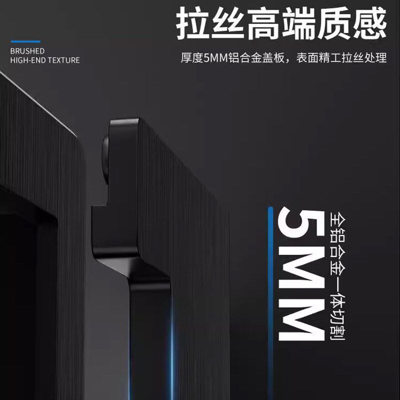 铝合金电脑桌穿线盒办公室会议桌过线孔电视柜穿线孔金属装饰孔盖