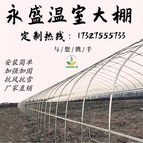 骨架大棚温室大棚支架全套养殖大棚蔬菜骨架大棚连身连栋厂家定制
