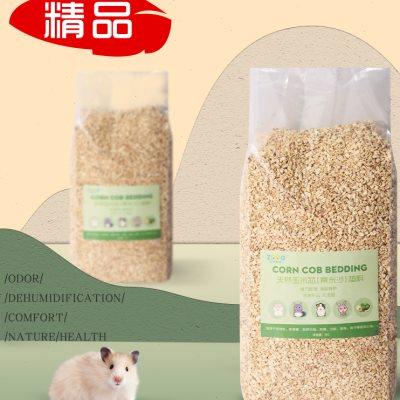 仓鼠垫料夏季玉米芯金丝熊花枝鼠龙猫除臭木屑造景用品可食用垫材