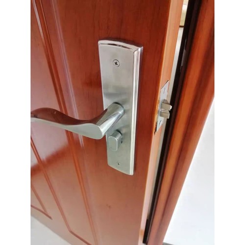 .单舌门锁家用通用型卧室房间室内房门木门锁具门把手老式换锁手