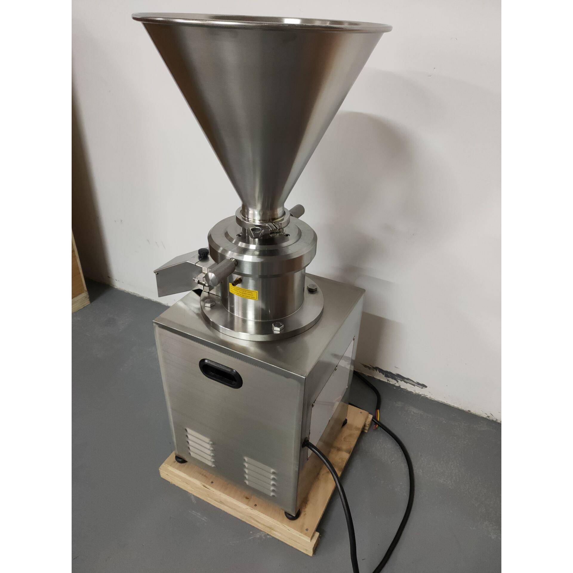 全不锈钢胶体磨辣椒酱果蔬酱商用磨浆机花生酱芝麻酱食品研磨机