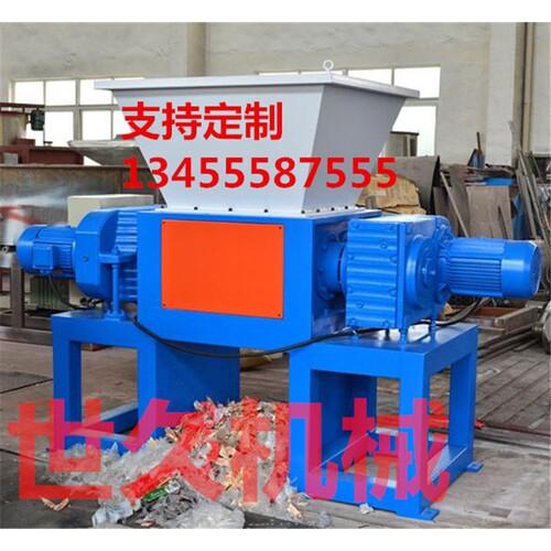 小型厂家销售废纸垃圾塑料双轴300型400型1000型撕碎机单轴破碎机