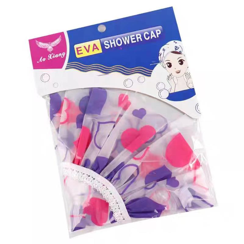 俊达EVA一次性浴室帽加厚洗澡防水浴帽家用厨房防烟防油专用