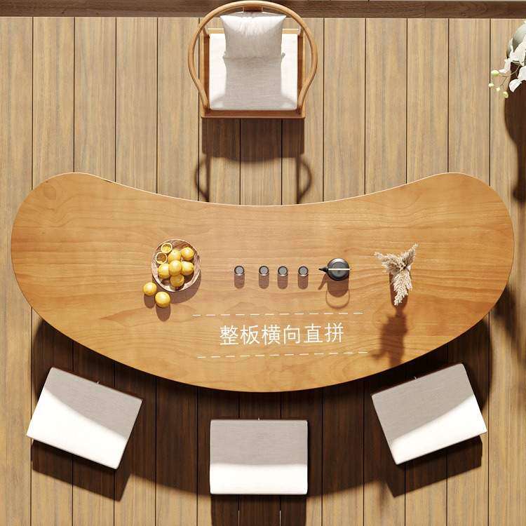 简约矮桌子原木和室茶几桌实木日式榻榻米茶桌中式阳台禅意泡茶桌