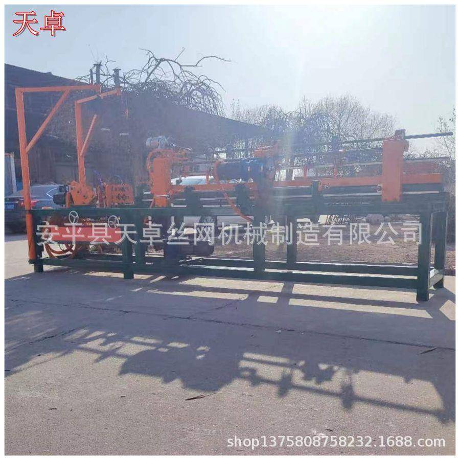 全自动数控双丝弯边勾花网机天卓厂家操作简单运作流畅