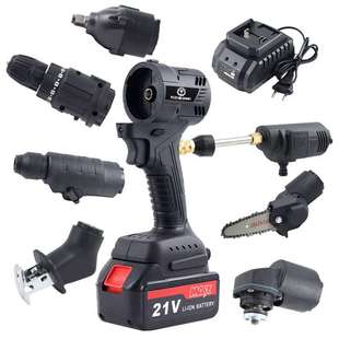 电锤电钻扳手电动工具日常家用多用组合 锂电工具组合多功能套装