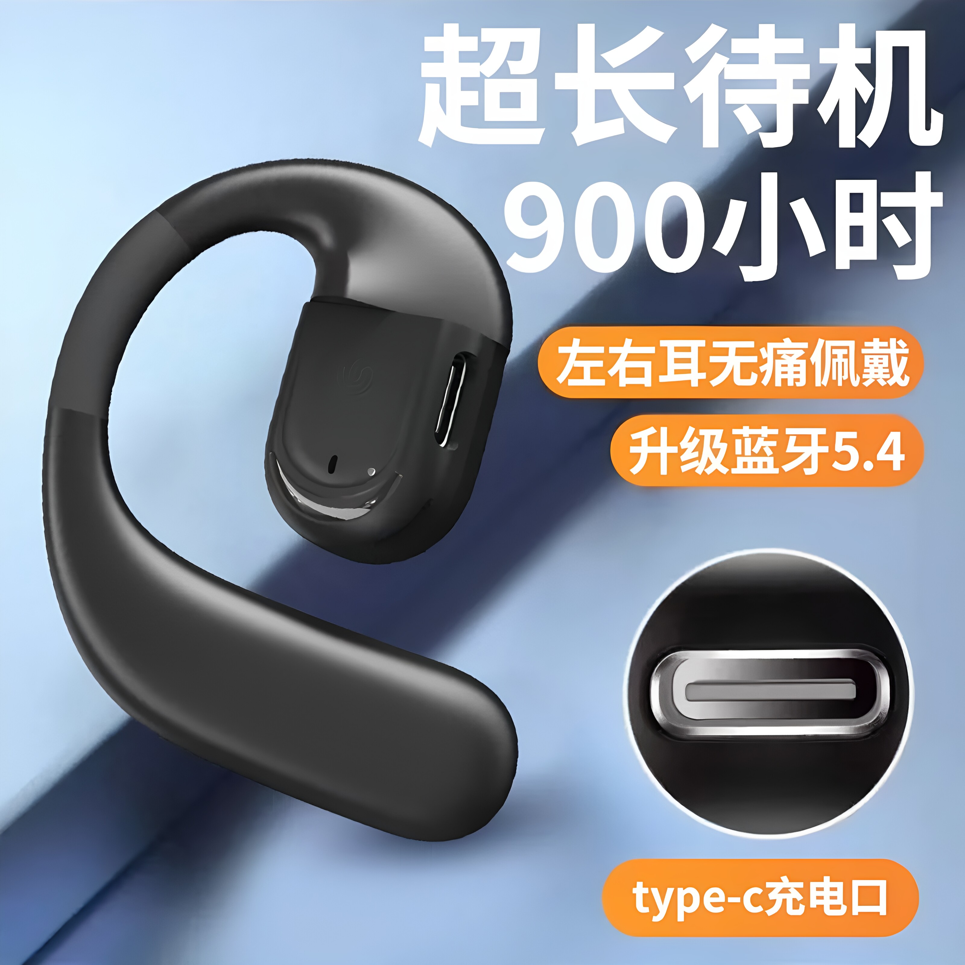 【超长续航】左右佩戴蓝牙耳机图片