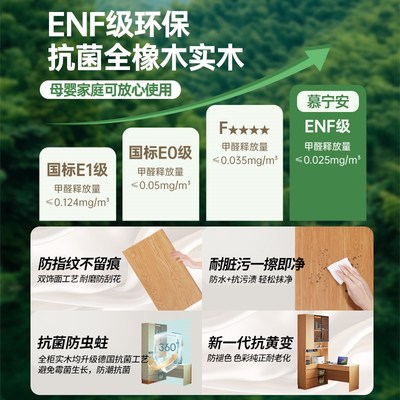 定制橡木书桌书柜一体实木玻璃书C架学习电脑桌靠墙转角儿童写字