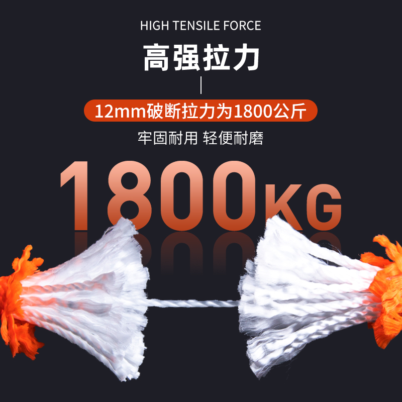 户外安全绳登山绳救生绳索耐磨高空作业应N急救援逃生漂浮绳子