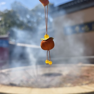 南京鸡鸣代寄柿柿如意小柿子香包挂件可爱手机挂饰香包随身